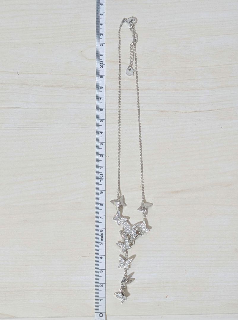 新品 未使用 SWAROVSKI スワロフスキー 蝶々 バタフライ ネックレス