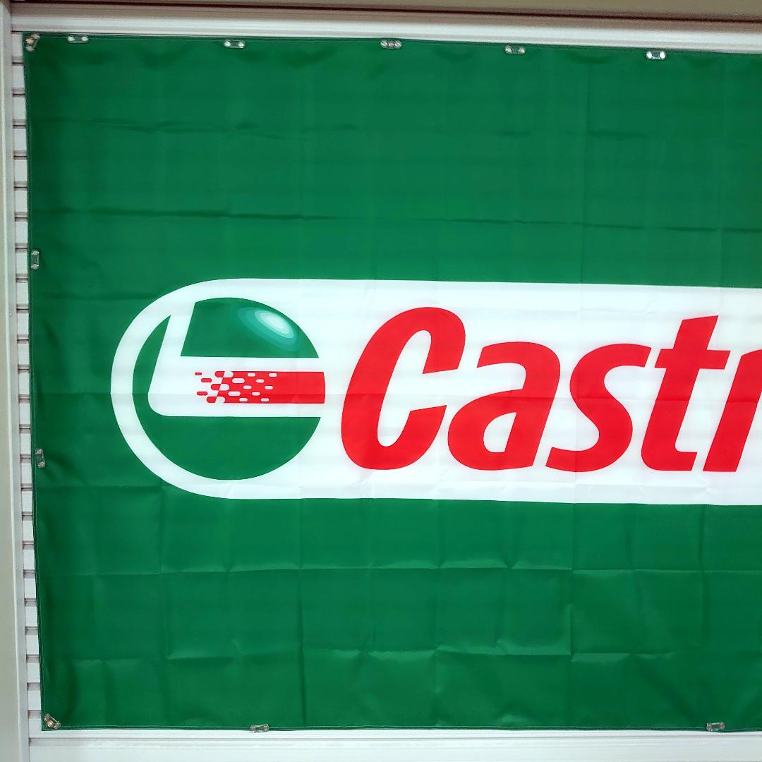 最大】Castrol BIG Flag P513 カストロール OIL