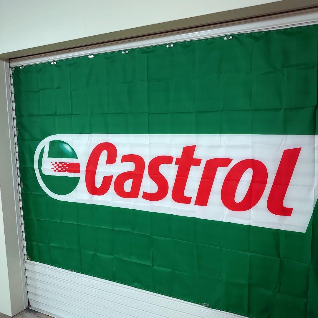 最大】Castrol BIG Flag P513 カストロール OIL