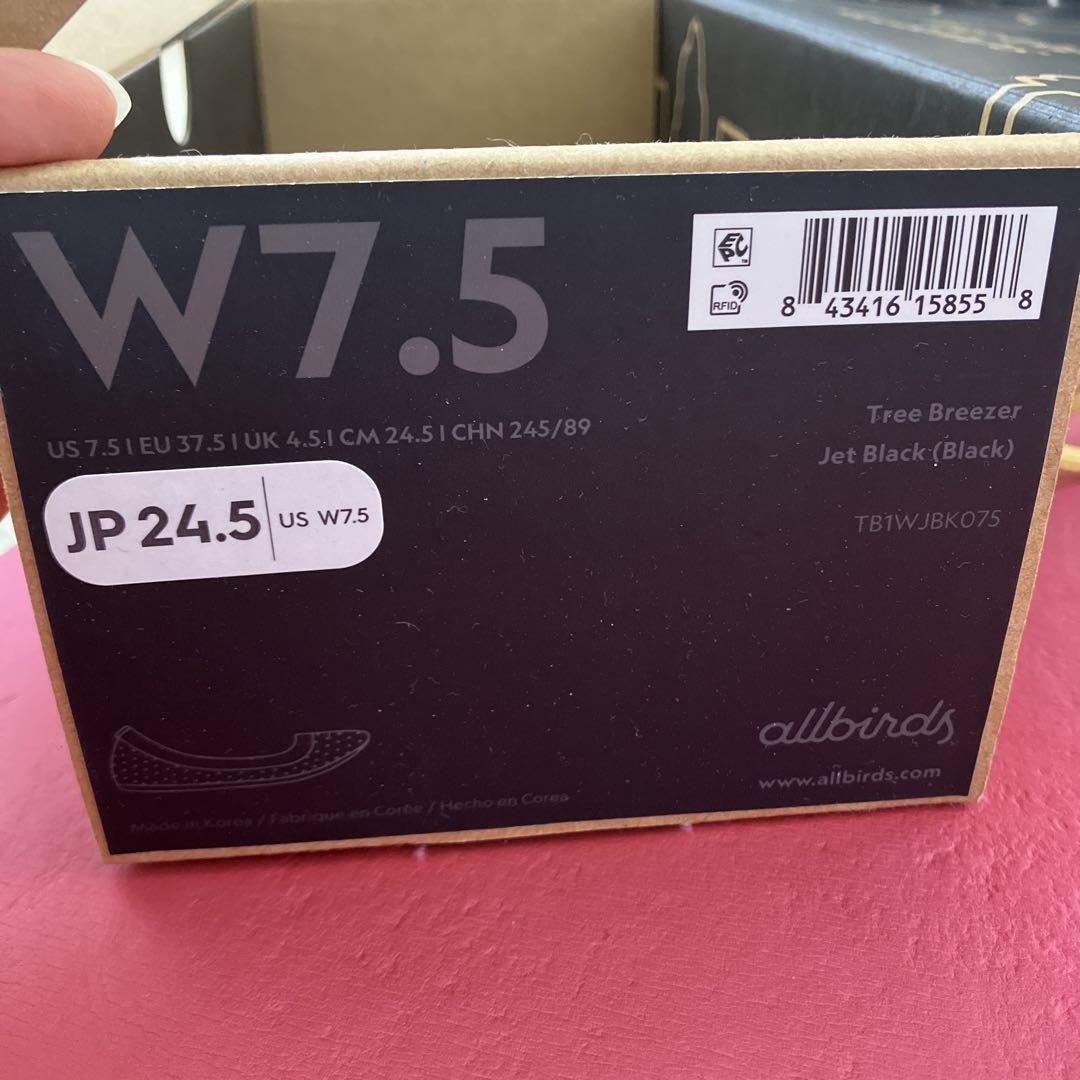 【新品未使用】オールバーズ　Allbirds ツリーブリーザー　ブラック