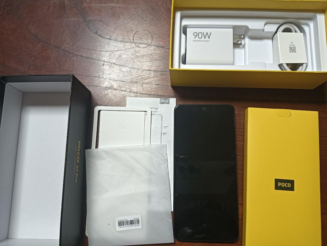 POCO スマートフォン 本体 90W充電器付き