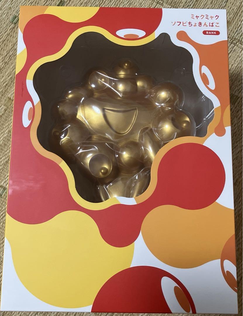 ミャクミャク 貯金箱 金 ゴールド 大阪関西万博 ソフビ - メルカリ