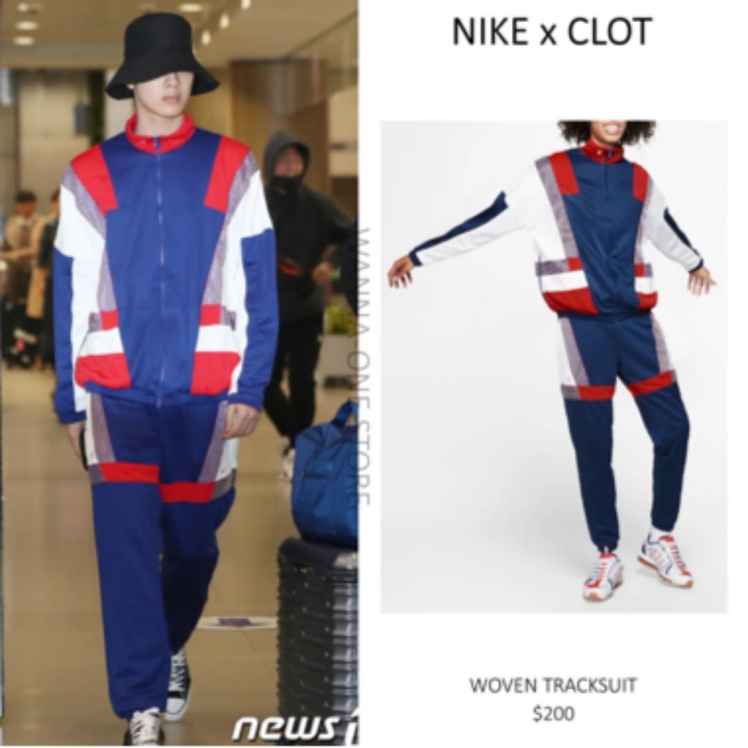 clot nike tracksuit