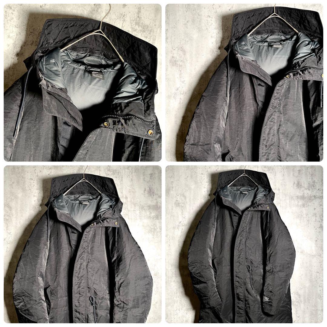 ⭐️激レア⭐️NIKE ダウンフィル モッズコート 美品 XL ブラック 脱着ファー