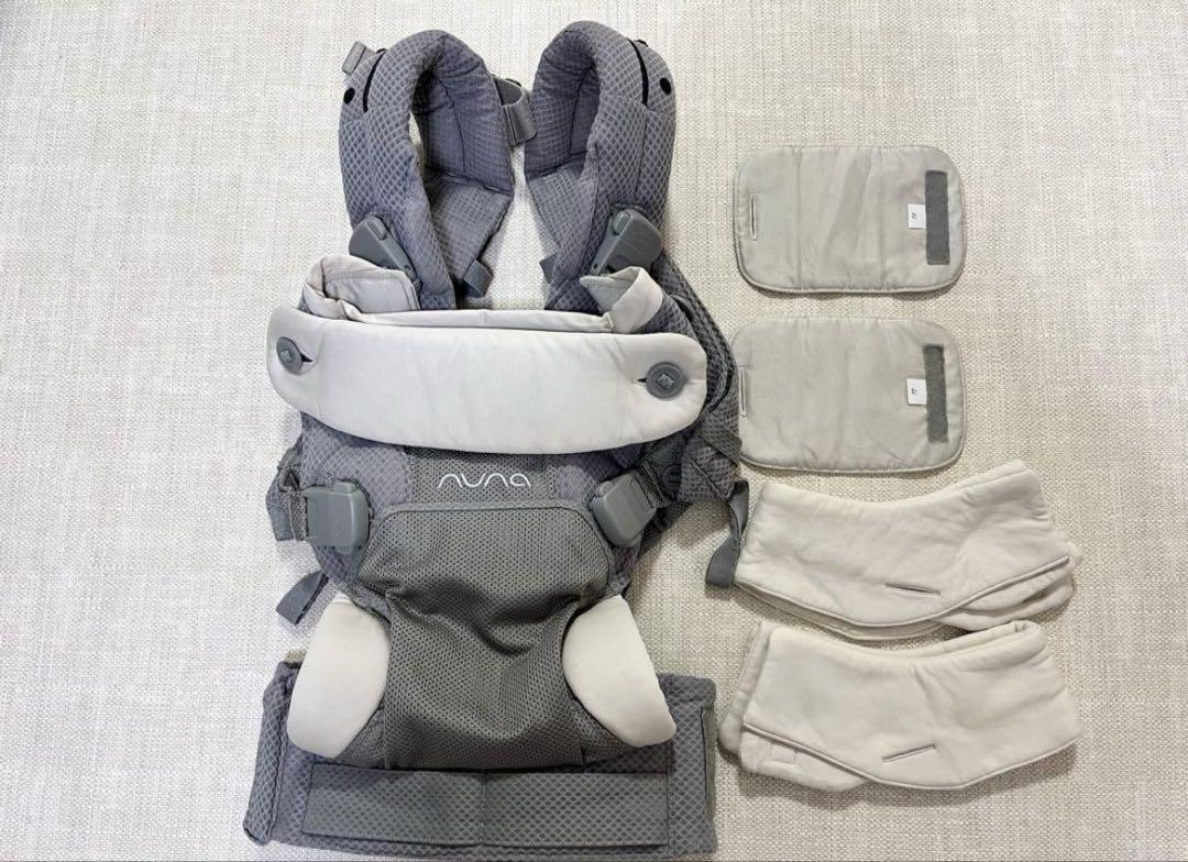 NUNA 抱っこ紐 グレー メッシュ - メルカリ