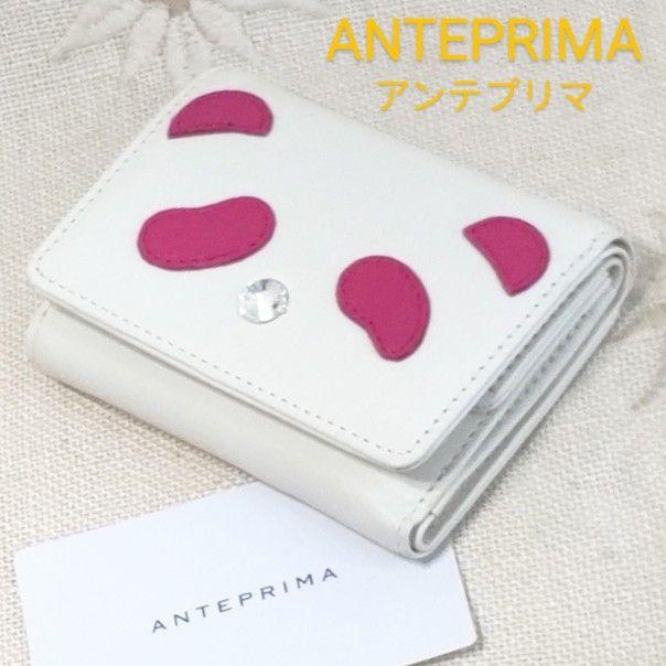 新品 三つ折り財布 牛革 ピンク 未使用正規品 KsjD7-m66494211896 アンテプリマ パンダ ウォレット お買い得