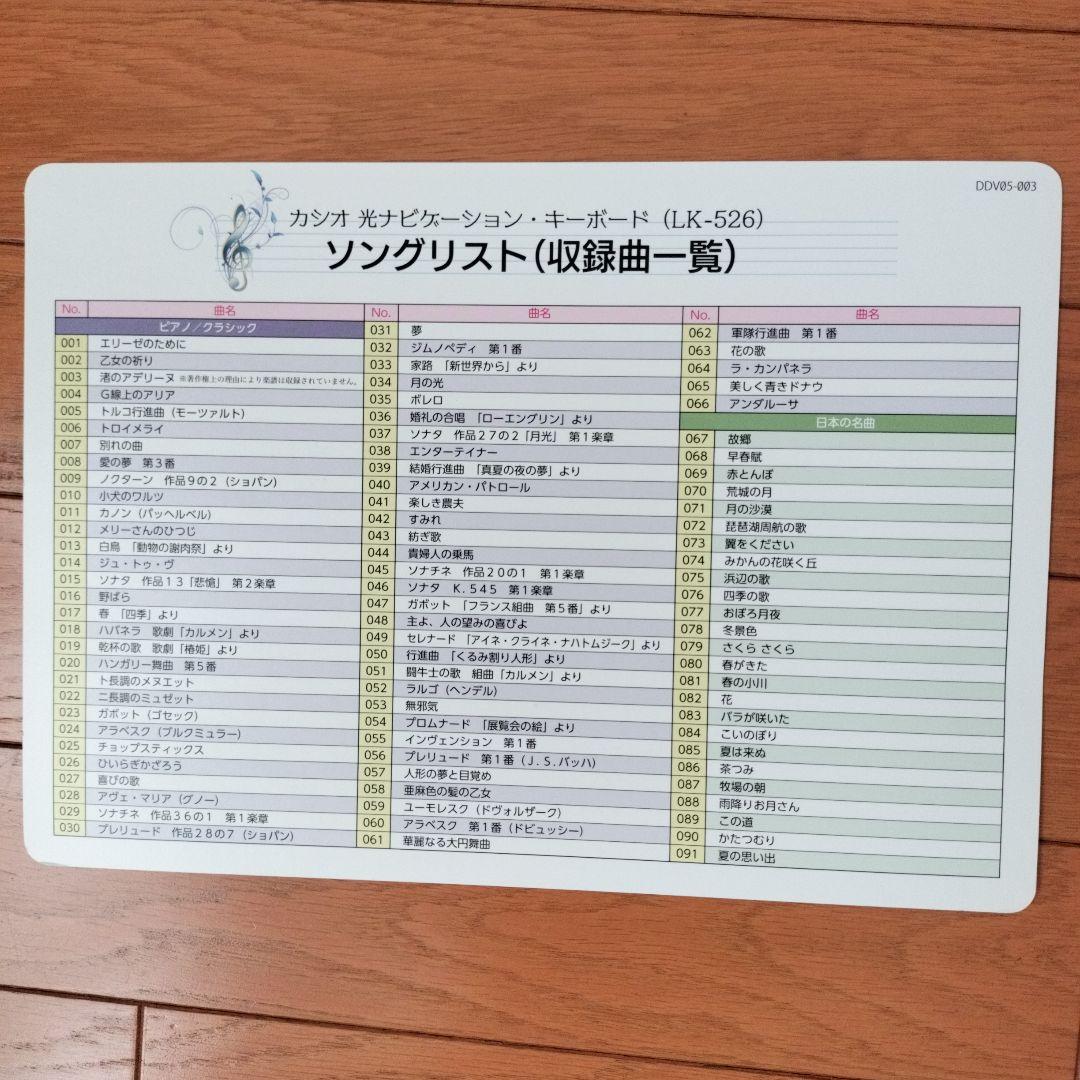 新品·未使用 カシオ 光ナビゲーション·キーボード LK―526 ヘッドホン付き 新品·未使用 カシオ 光ナビゲーション·キーボード LK―526