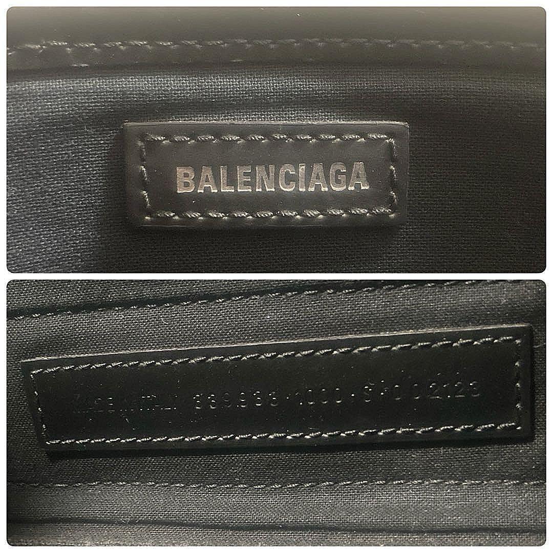 ✨極美品✨バレンシアガ　ネイビーカバスS　ハンドバッグ　キャンバス　ポーチ　黒 ✨極美品✨バレンシアガ ネイビーカバスS ハンドバッグ