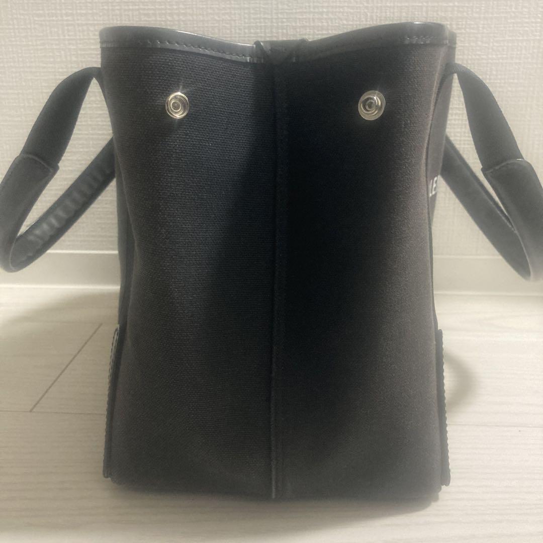 ✨極美品✨バレンシアガ　ネイビーカバスS　ハンドバッグ　キャンバス　ポーチ　黒 ✨極美品✨バレンシアガ ネイビーカバスS ハンドバッグ