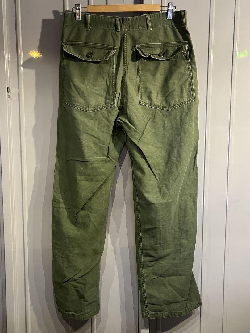 米軍実物 ベイカーパンツ 60s ビンテージ ボタンフライ OG-107
