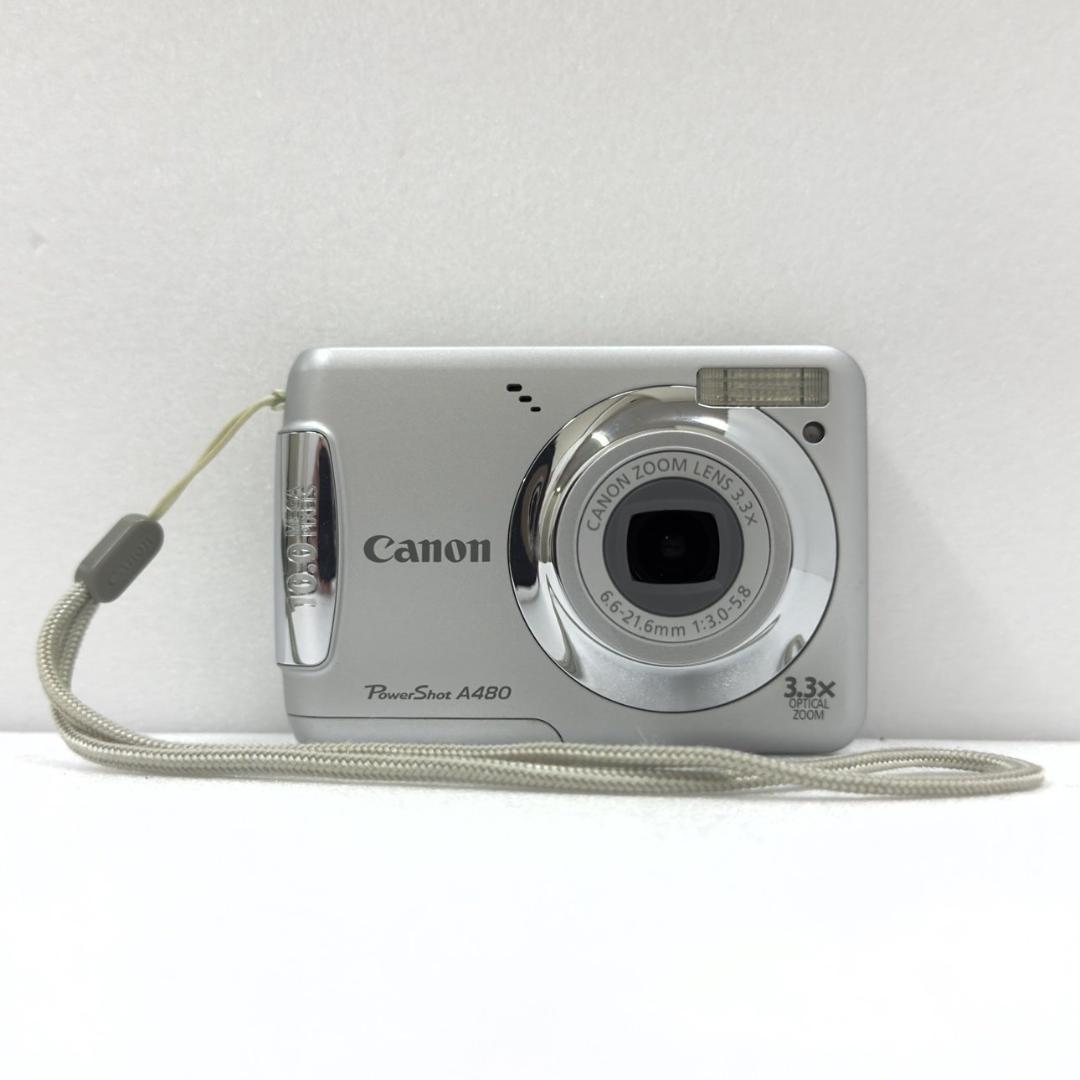 キヤノン PowerShot A480 シルバー デジタルカメラ 動作確認済