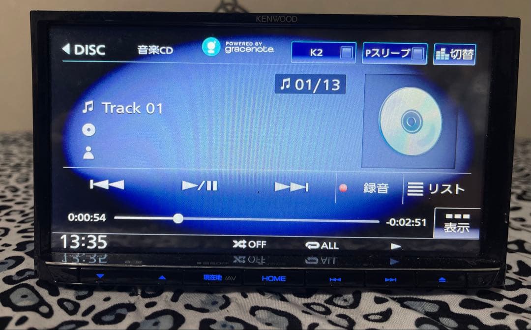 KENWOOD MDV-S707目立った傷や汚れなし