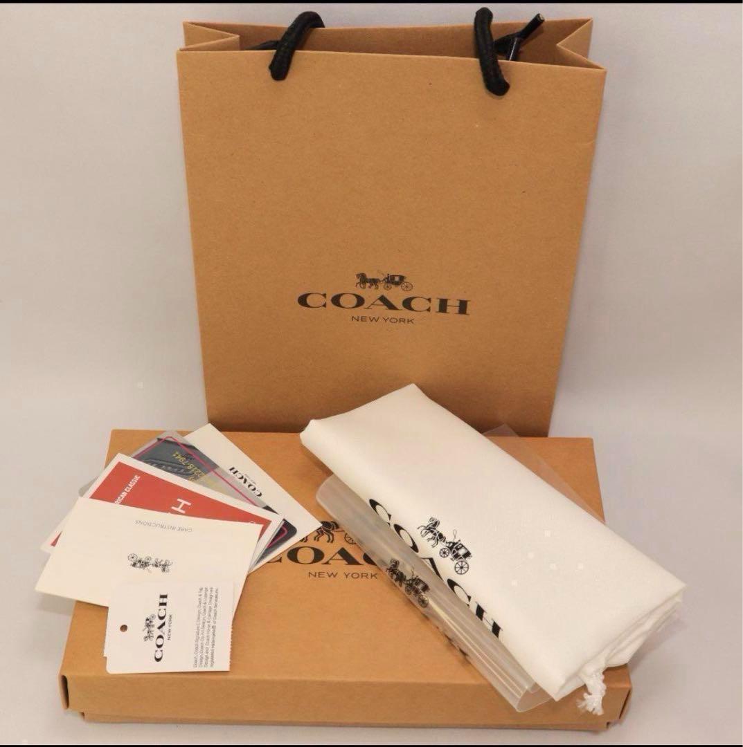 COACH コーチ折りたたみ財布　可愛いレザー　シグネチャーデザイン財布 COACH コーチ折りたたみ財布 可愛いレザー シグネチャーデザイン