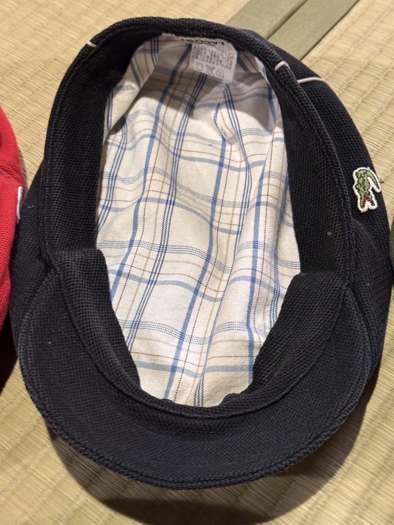 Lacoste 2帽　EDWIN 1帽　フレッドペリー 1帽含む計7点