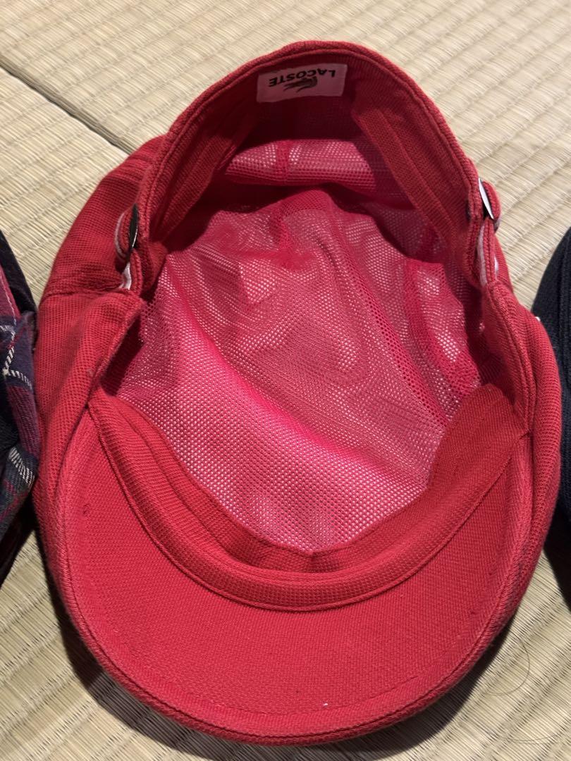 Lacoste 2帽　EDWIN 1帽　フレッドペリー 1帽含む計7点