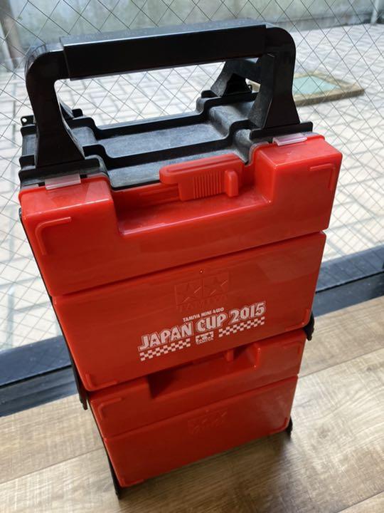 超特価格安 ミニ四駆 完成品3台付き ジャパンカップ限定ピットボックス wPrbV-m66501555923 TAMIYA 美品 大得価