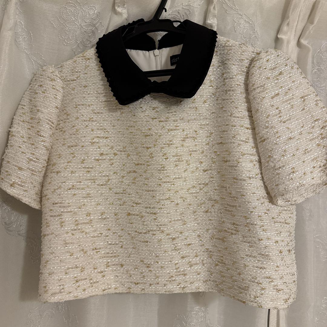 【新品未使用】Sister Jane Marble Tweed Top