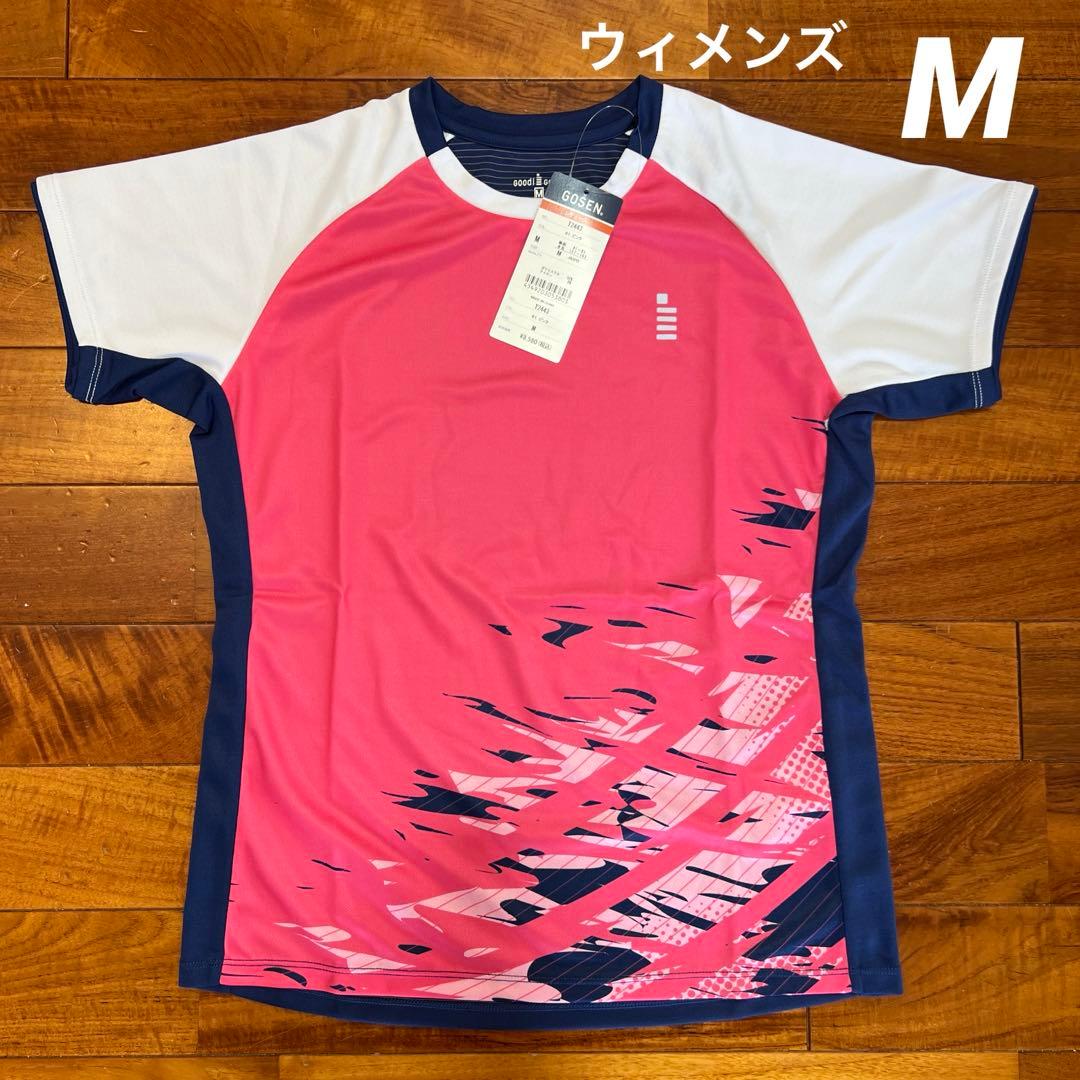 No.4528 GOSEN ゴーセン シャツ ピンク M バドミントン テニス