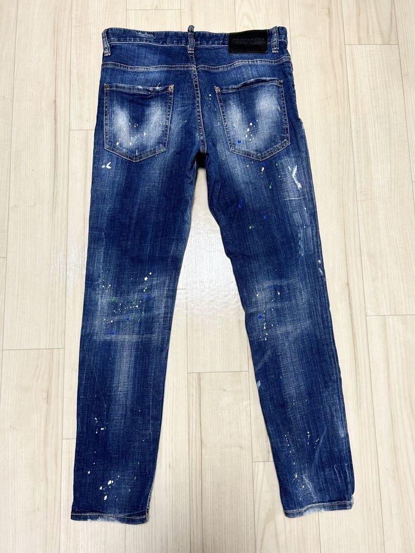 ビッグタグ DSQUARED2 ディースクエアード Skater Jean 48 ビッグタグ DSQUARED2 ディースクエアード Skater Jean 48