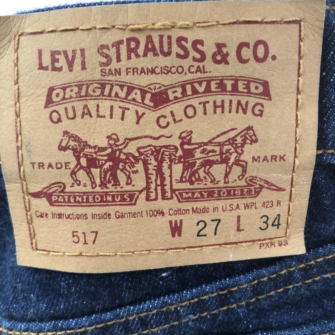 Levi's リーバイス 517 USA製 W27 L34 濃紺
