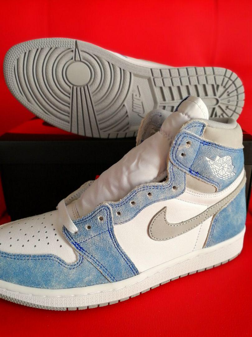ワイトレザ 27cm NIKE AIR JORDAN 1 RETRO HYPER ROYAL yCIDd-m66505991570 ルカリ