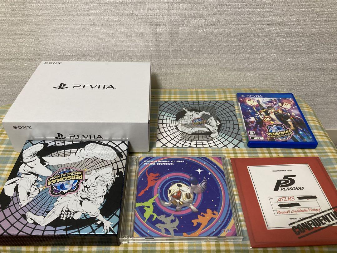 【数量限定版】PSVita本体+ソフト他ペルソナ4 プレミアムクレイジーボックス