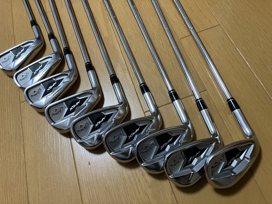 Callaway Apex 2019 アイアン9本　レフティ モーダス105S