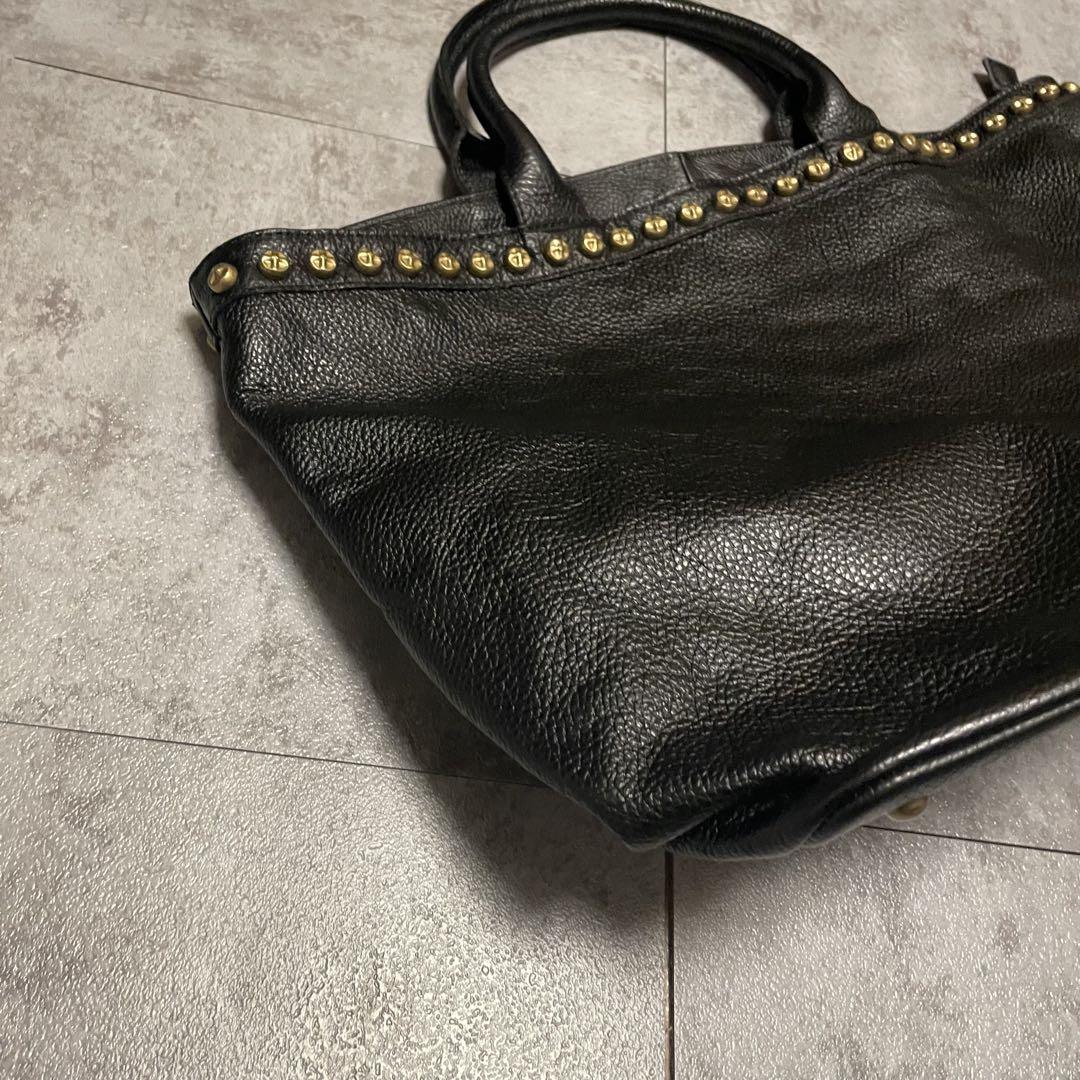 バッグ 00s archive studs totebag grunge A4 y2k