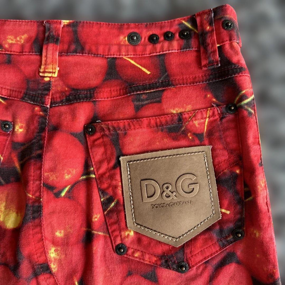 D&G さくらんぼストレッチタイトスカート　38