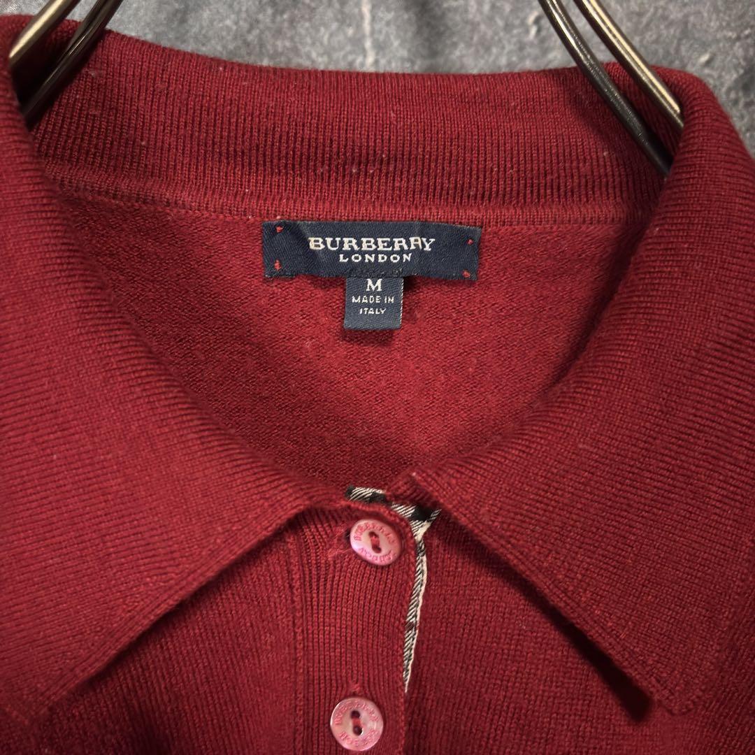 BURBERRY バーバリー ポロニット BURBERRY LONDON knit polo sweater ポロニット