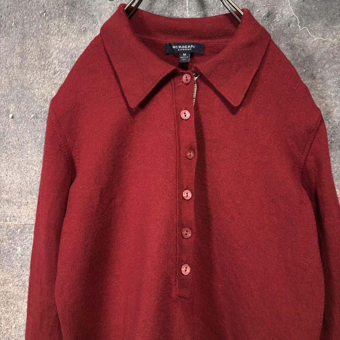 BURBERRY バーバリー ポロニット BURBERRY LONDON knit polo sweater ポロニット