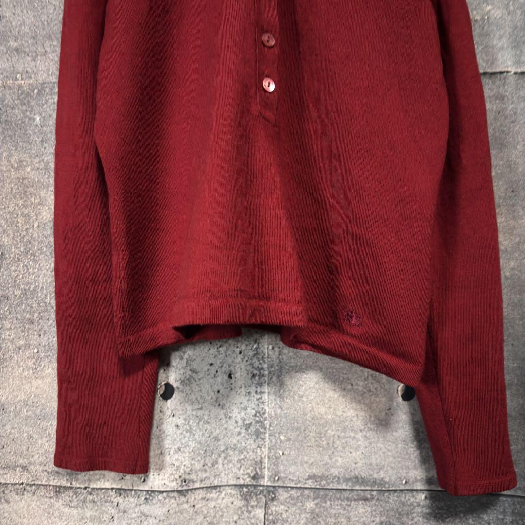 BURBERRY LONDON knit polo sweater ポロニット