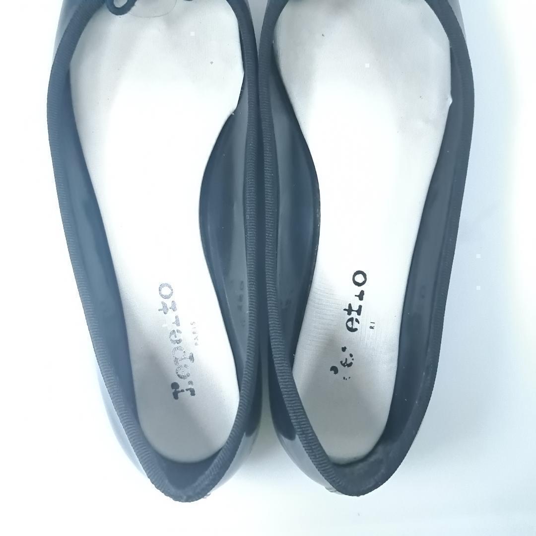 Repetto バレエシューズ ラバー ブラック 38 レインシューズ