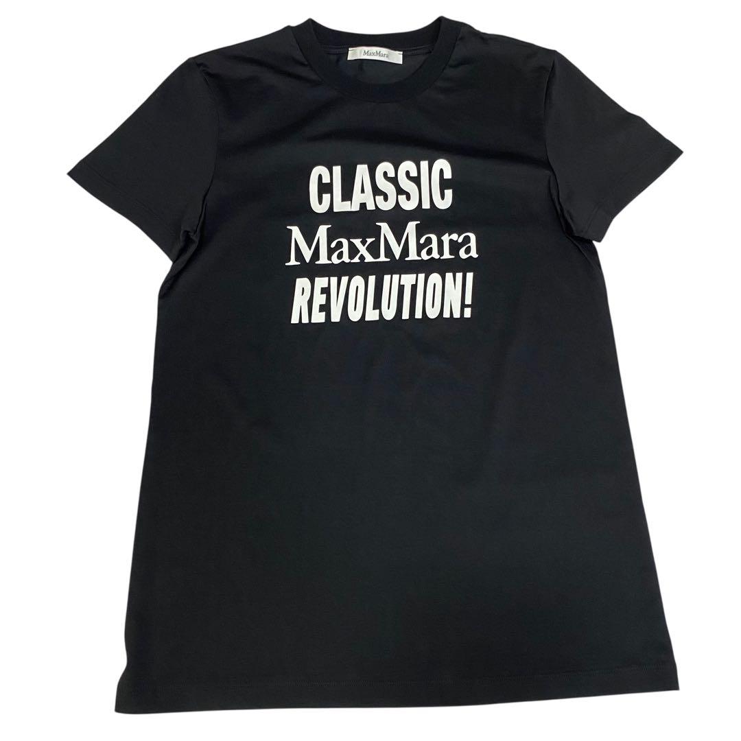 MAX MARAマックスマーラ レタリングロゴ TシャツXS SS Max Mara
