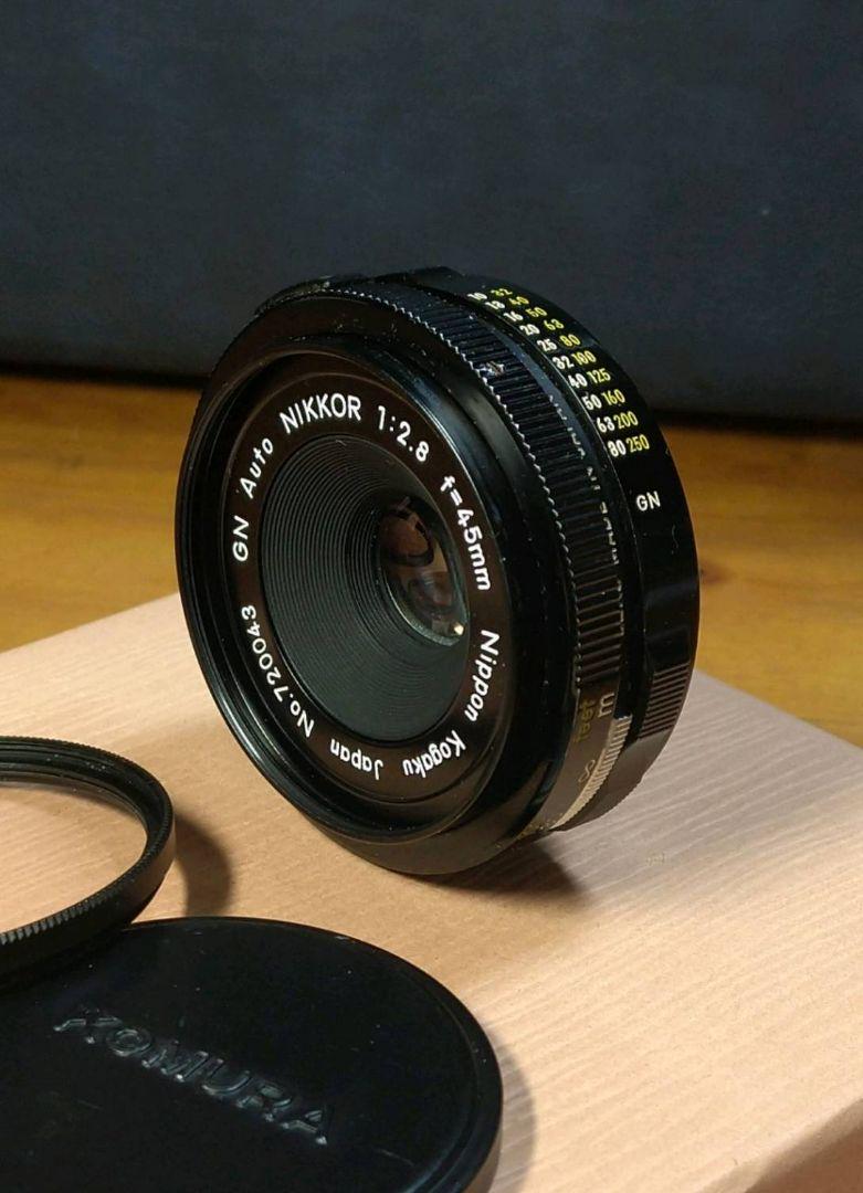 Nikon ニコン GN Auto Nikkor 1:2.8 f=45㎜ ①