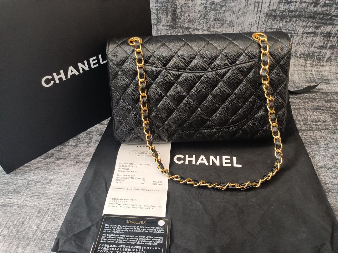 送料関税込◇CHANEL レザー ショルダーバッグ CHANEL レザー トップハンドル チェーンショルダーバッグ 28番台