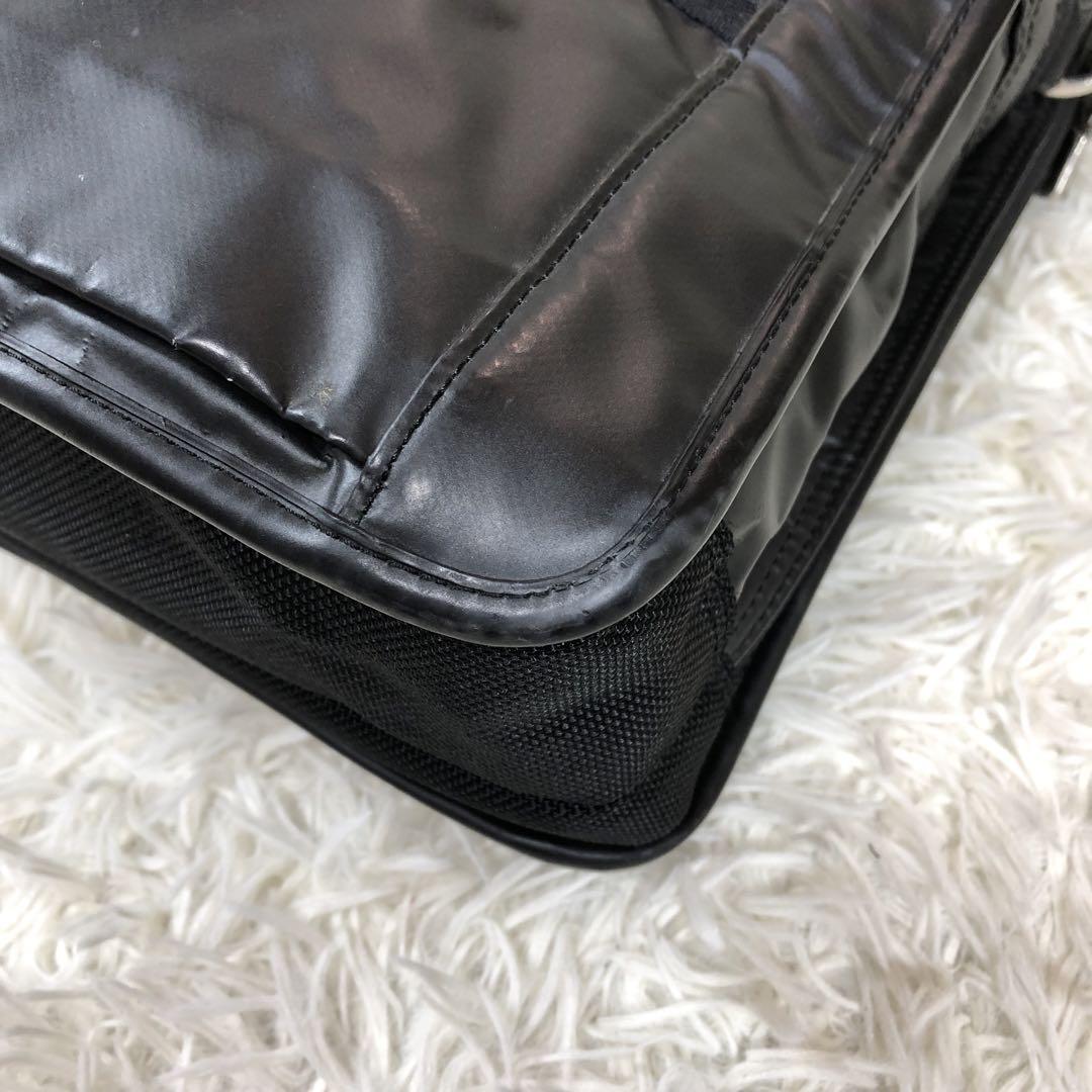 PORTER　ビジネスバッグ　黒　ロゴタグ　2wayバッグ　吉田カバン