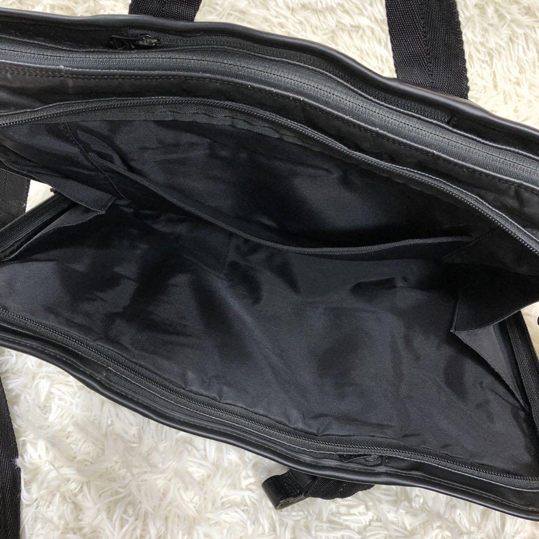 PORTER　ビジネスバッグ　黒　ロゴタグ　2wayバッグ　吉田カバン