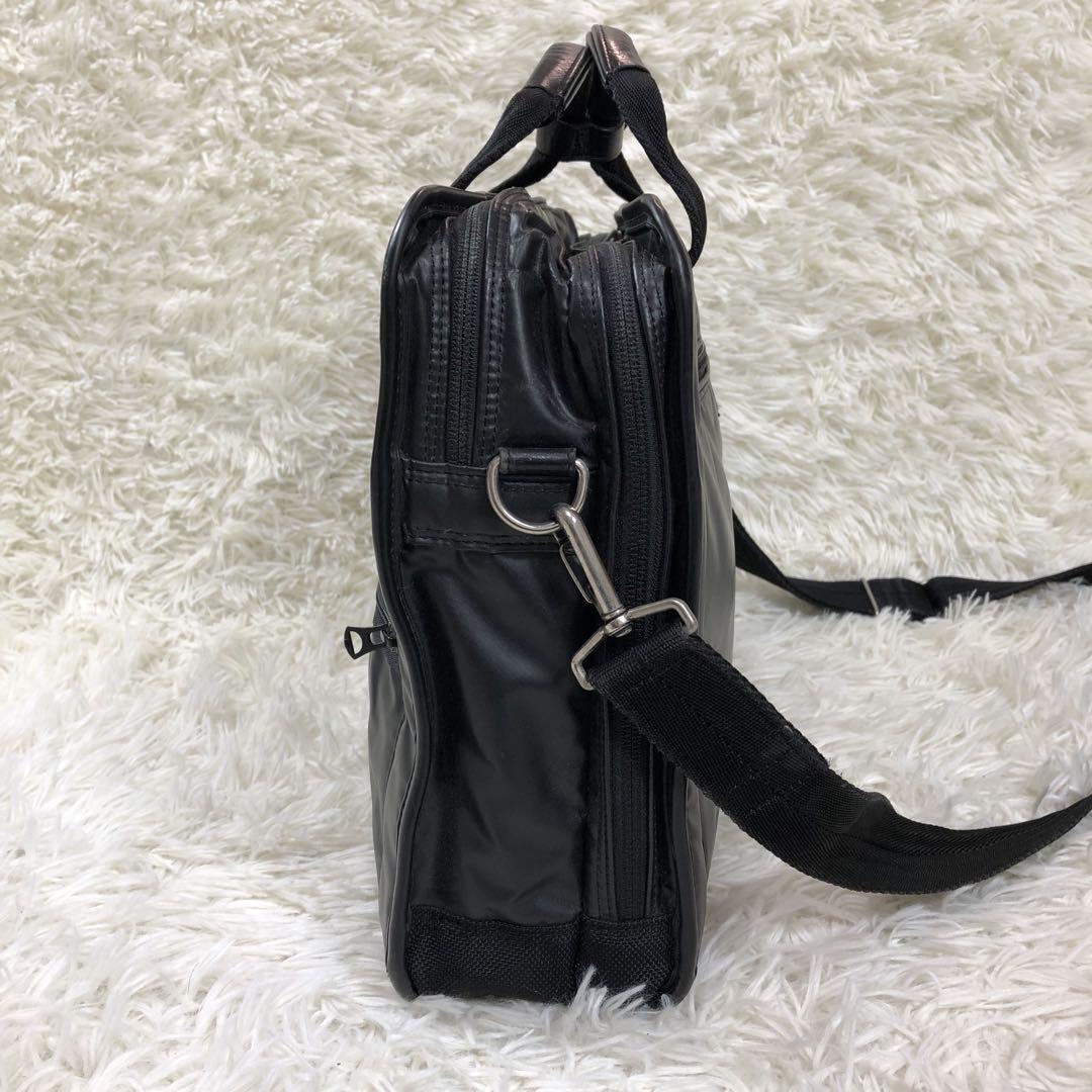 PORTER　ビジネスバッグ　黒　ロゴタグ　2wayバッグ　吉田カバン