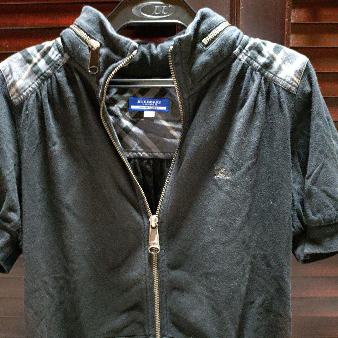 BURBERRY BLUE LABELブルー フード付きパーカー38 - メルカリ