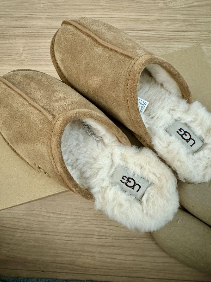 UGG アグ PEARLE 本革ファースリッパ 23cm