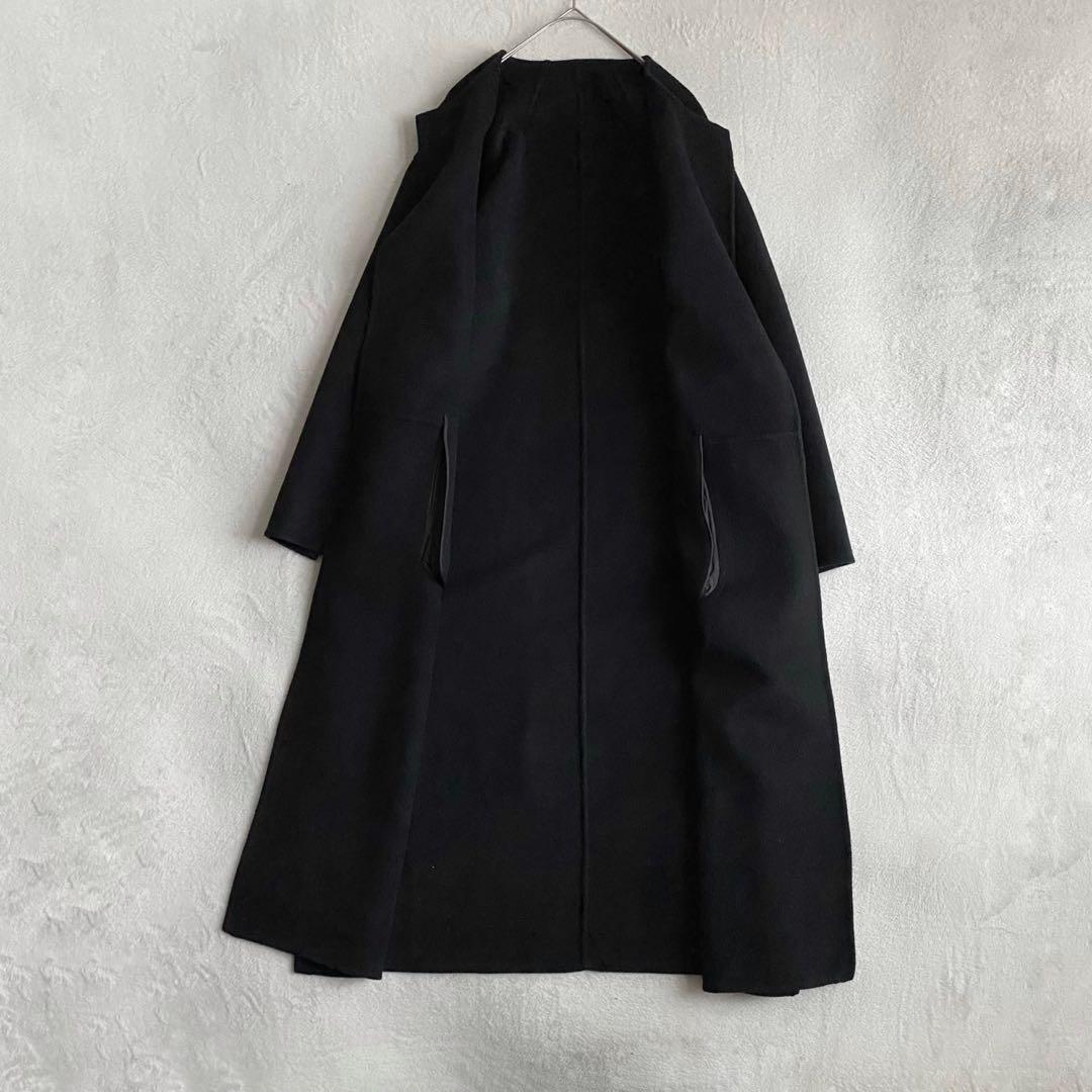 【美品✨】ドゥーズィエムクラス　victorian リバーロングノーカラーコート