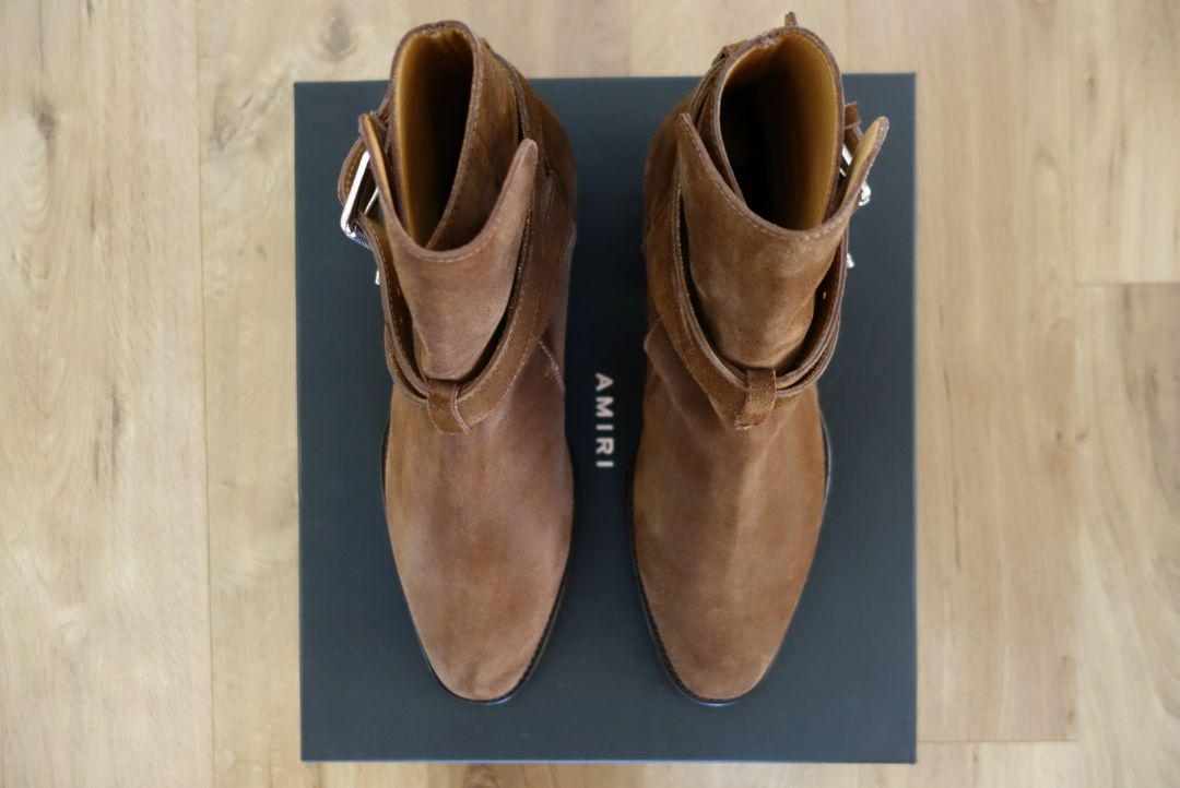 正規品 AMIRI アミリ バックルスウェードブーツ
