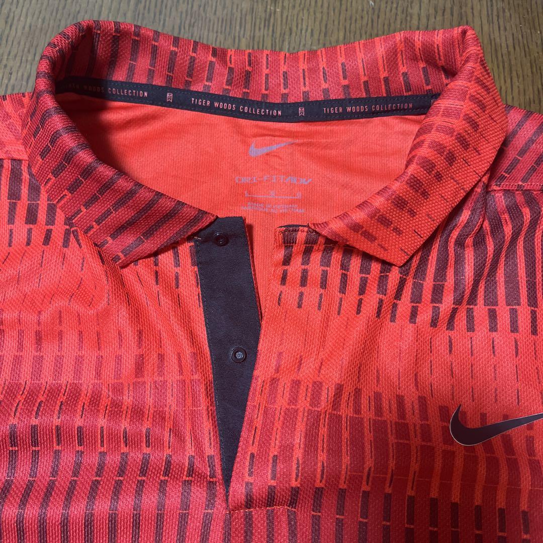 Nike Tiger Woods Collection Polo Shirt Green Dri-fit Golf