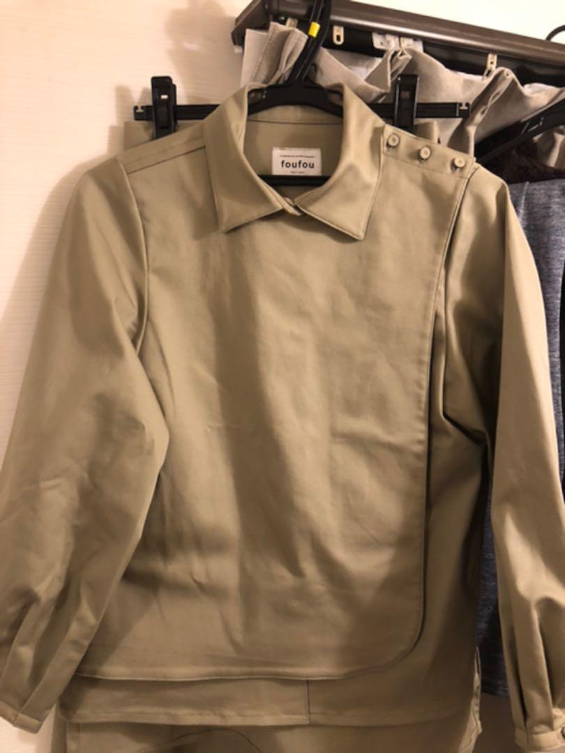 高品質新作 foufou shirts collar flap blouse 3 15迄 qpLSM-m66527582867 新品特価