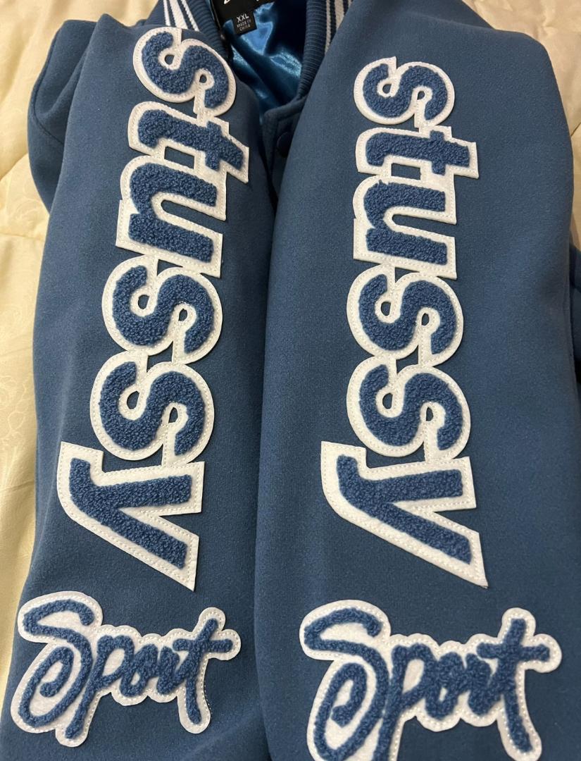 ジャケット・アウター STUSSY VARSITY JACKET COMPETITION