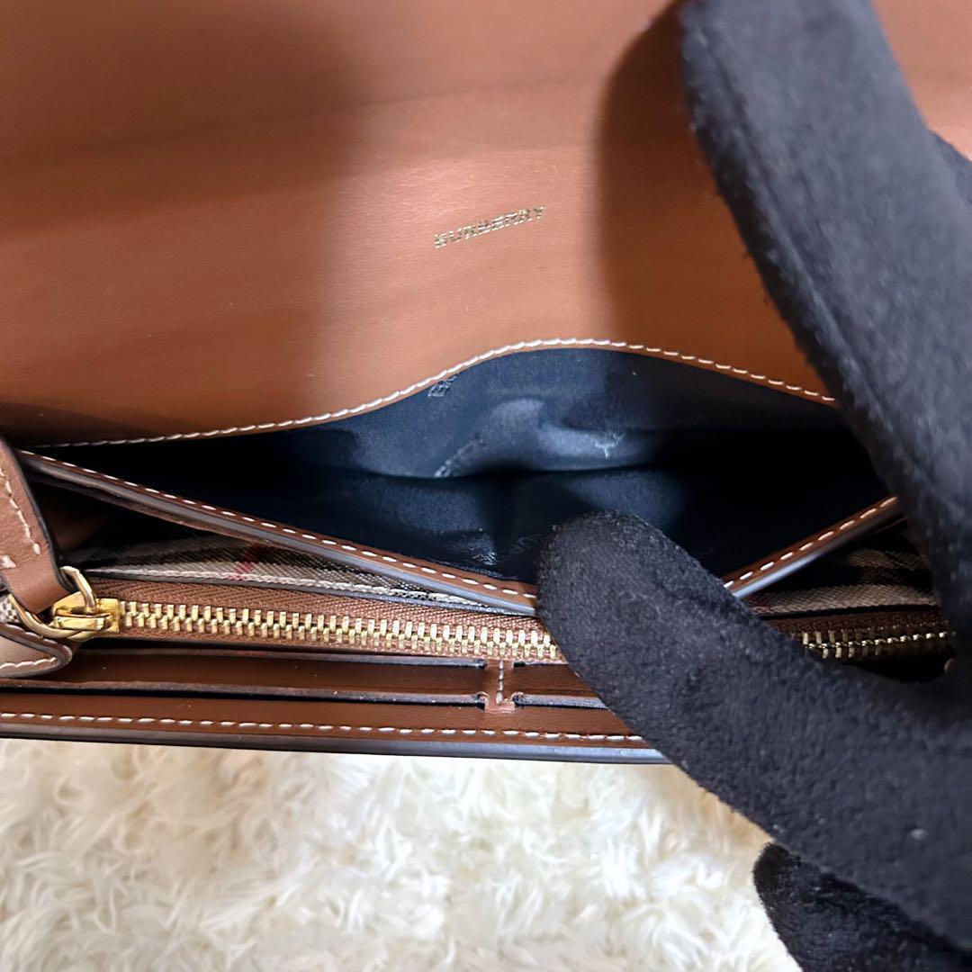 【美品】Burberry バーバリー ハルトン HALTON メガチェック 財布