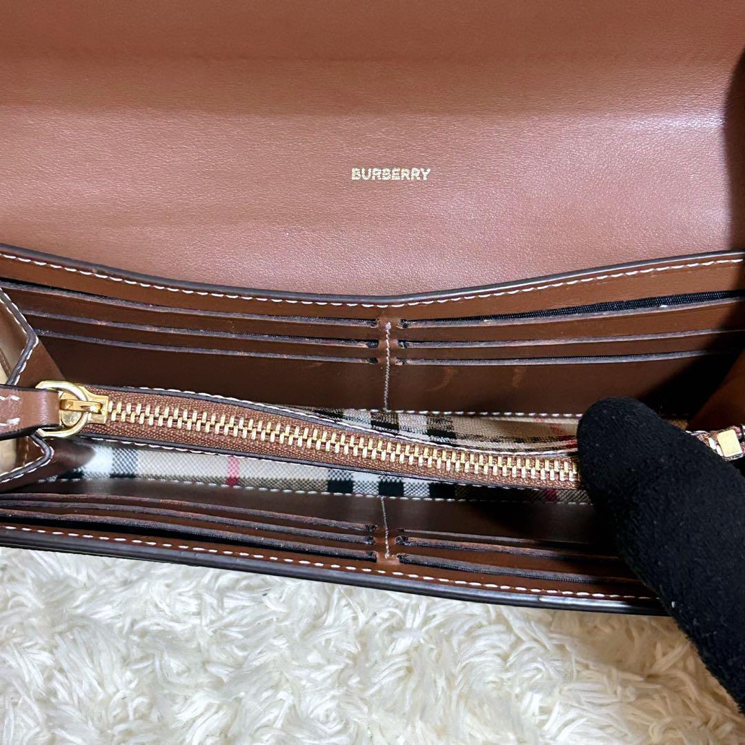 【美品】Burberry バーバリー ハルトン HALTON メガチェック 財布