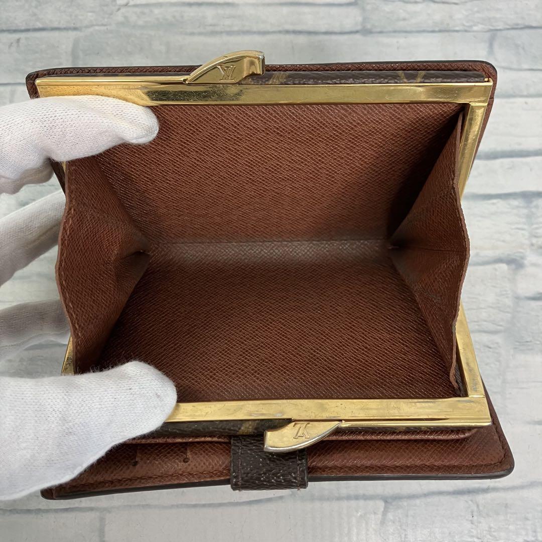 極美品 53 LOUIS VUITTON ルイヴィトン 二つ折り財布 がま口