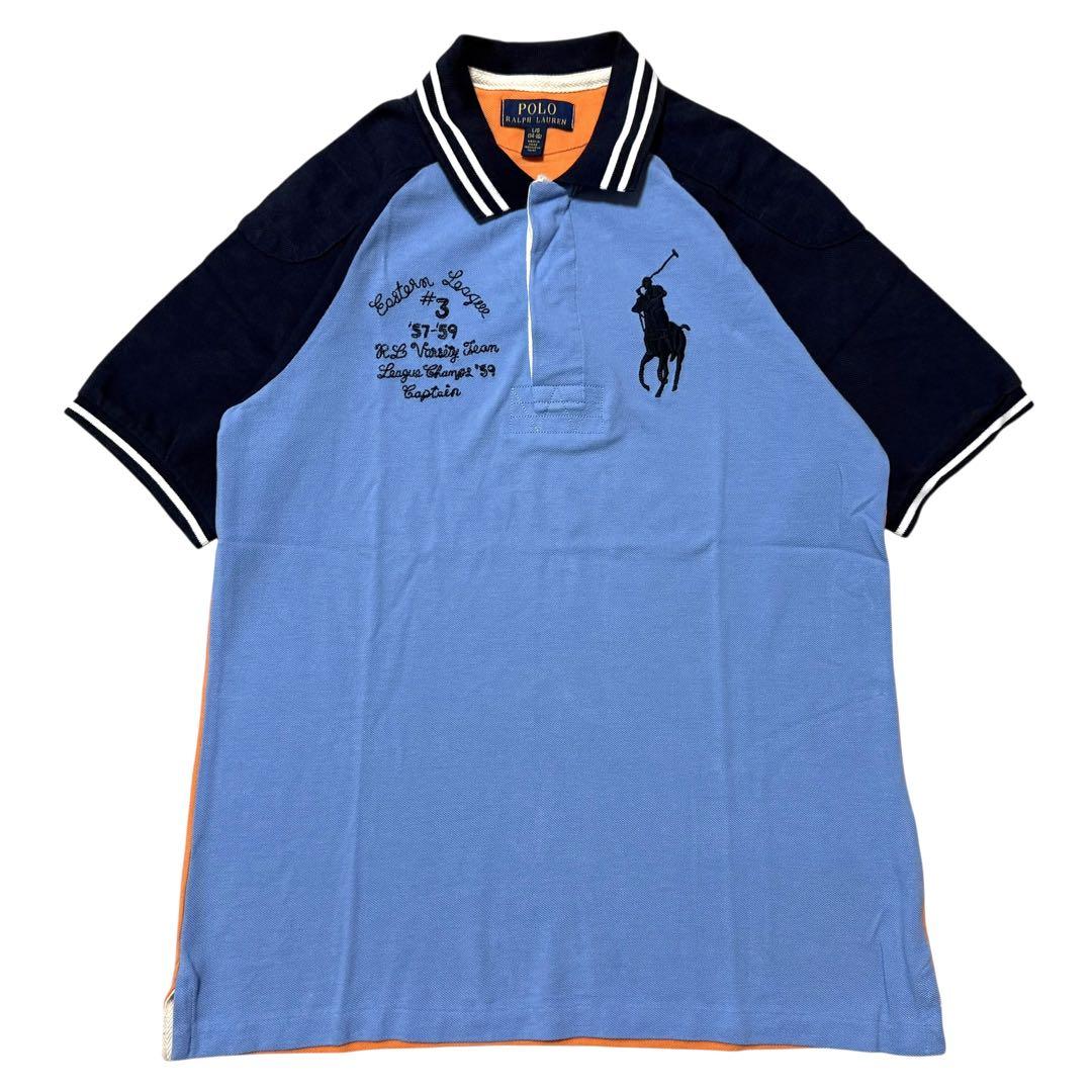 新品 POLO RALPH LAUREN 現行タグ ポニー刺繍 ポロシャツ 半袖 POLO RALPH LAUREN 現行タグ ビッグポニー刺繍ポロ 黒 M - メルカリ